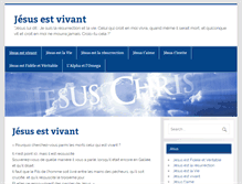 Tablet Screenshot of jesusestvivant.fr